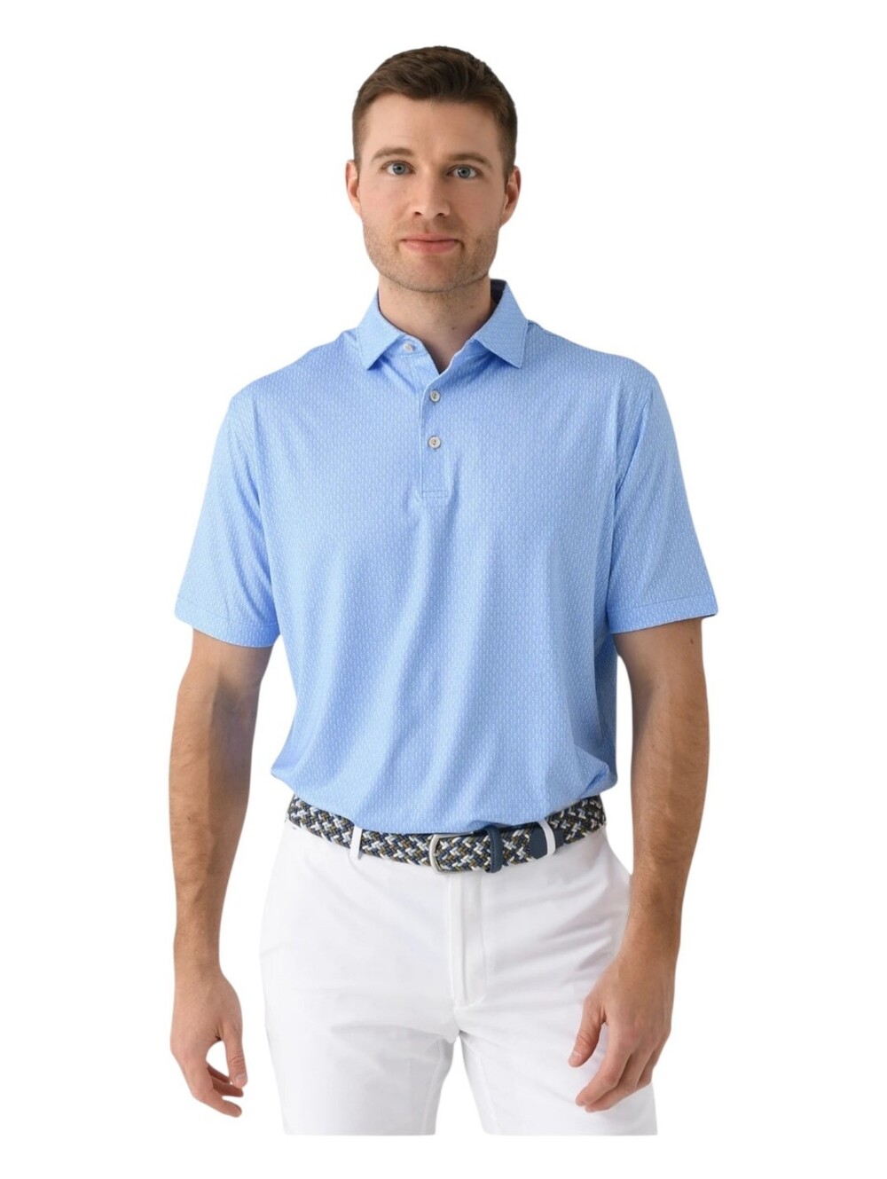 Peter Millar Cottage Blue Crown Sport Shske It Up Performance Polo Size Medium